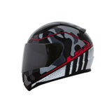 CAPACETE LS2 RAPID FF353 BRAVADO – Cinza e Vermelho