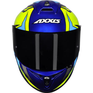 CAPACETE AXXIS DRAKEN VECTOR GLOSS – Azul e Amarelo