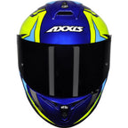 CAPACETE AXXIS DRAKEN VECTOR GLOSS – Azul e Amarelo