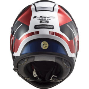CAPACETE LS2 VECTOR EVO FF397 AUTOMAT – Branco e Vermelho