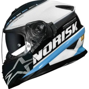 Capacete Norisk FF302 Soul Grand Prix Argentina – Branco/Azul/Preto