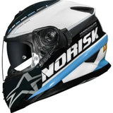 Capacete Norisk FF302 Soul Grand Prix Argentina – Branco/Azul/Preto