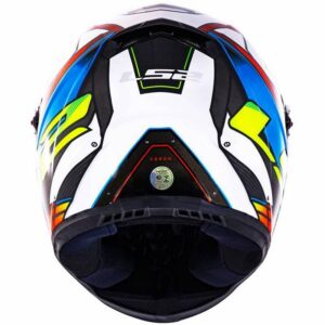 CAPACETE LS2 FF358 XDRON BRANCO/LARANJA/AZUL