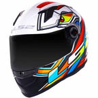 CAPACETE LS2 FF358 XDRON BRANCO/LARANJA/AZUL
