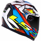 CAPACETE LS2 FF358 XDRON BRANCO/LARANJA/AZUL