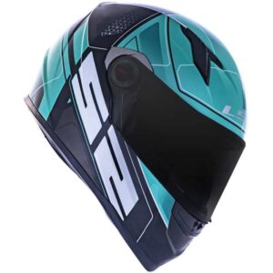 CAPACETE LS2 FF358 ULTRA PRETO/VERDE