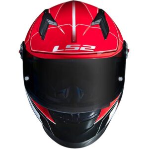 CAPACETE LS2 FF358 ULTRA PRETO/VERMELHO