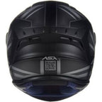 CAPACETE ASX DRAKEN UK INGLATERRA PRETO/CINZA