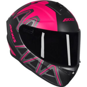 CAPACETE AXXIS DRAKEN DEKERS MATT Preto e Rosa