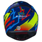 CAPACETE RAPID FF353 TAGLINE – Azul e Amarelo