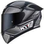 CAPACETE KYT TT COURSE TOURIST MATT – Preto e Cinza