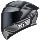 CAPACETE KYT TT COURSE TOURIST MATT – Preto e Cinza