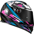 Capacete LS2 FF358 Xdron – Branco/Rosa/Azul Cyan