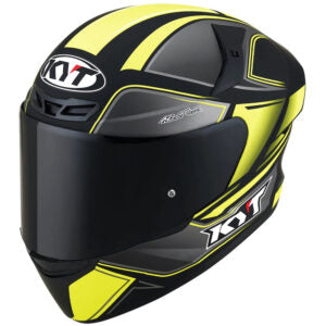 CAPACETE KYT TT COURSE TOURIST MATT – Preto e Amarelo Flúor