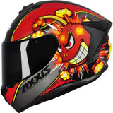 CAPACETE AXXIS DRAKEN BOMB MATT – Preto e Vermelho