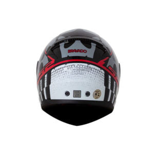CAPACETE LS2 RAPID FF353 BRAVADO – Cinza e Vermelho