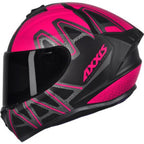 CAPACETE AXXIS DRAKEN DEKERS MATT Preto e Rosa