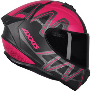 CAPACETE AXXIS DRAKEN DEKERS MATT Preto e Rosa