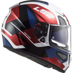 CAPACETE LS2 VECTOR EVO FF397 AUTOMAT – Branco e Vermelho