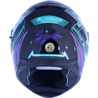 CAPACETE LS2 STREAM FF320 SYNTH Preto, roxo e verde