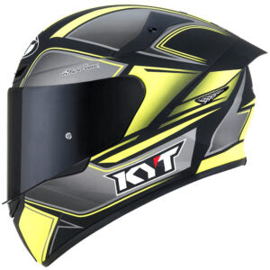 CAPACETE KYT TT COURSE TOURIST MATT – Preto e Amarelo Flúor