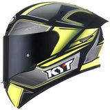 CAPACETE KYT TT COURSE TOURIST MATT – Preto e Amarelo Flúor