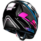 Capacete LS2 FF358 Xdron – Branco/Rosa/Azul Cyan