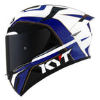 CAPACETE KYT TT COURSE GRAND PRIX – Azul, Branco e Vermelho