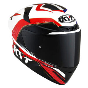 CAPACETE KYT TT COURSE GRAND PRIX – Azul, Branco e Vermelho