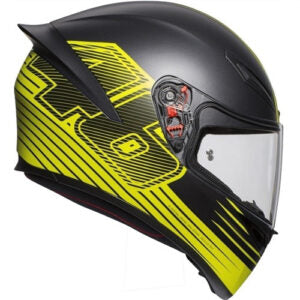CAPACETE AGV K-1 EDGE 46 – Preto e Amarelo