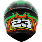 CAPACETE AGV K-1 NICOLO ANTONELLI – Verde Laranja e Branco