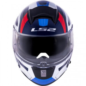CAPACETE LS2 FF397 VECTOR EVO INTERCEPTOR Azul e Vermelho