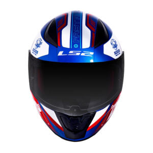 CAPACETE LS2 RAPID FF353 STRATUS – Azul, Vermelho e Branco