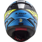 CAPACETE LS2 RAPID FF353 GALE MATT – Preto, Azul e Amarelo Flúor