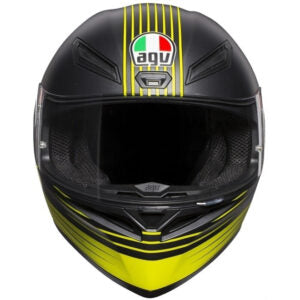 CAPACETE AGV K-1 EDGE 46 – Preto e Amarelo