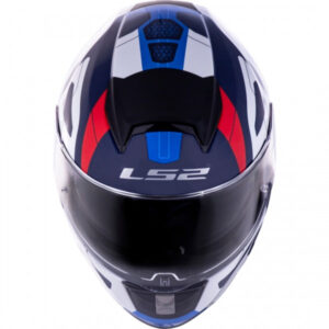 CAPACETE LS2 FF397 VECTOR EVO INTERCEPTOR Azul e Vermelho