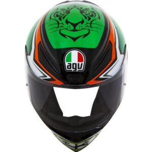 CAPACETE AGV K-1 NICOLO ANTONELLI – Verde Laranja e Branco