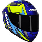 CAPACETE AXXIS DRAKEN VECTOR GLOSS – Azul e Amarelo