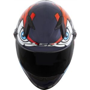 CAPACETE LS2 FF358 TRIBAL LARANJA/AZUL