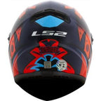 CAPACETE LS2 FF358 TRIBAL LARANJA/AZUL