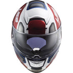 CAPACETE LS2 VECTOR EVO FF397 AUTOMAT – Branco e Vermelho