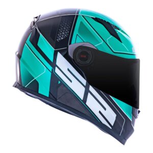 CAPACETE LS2 FF358 ULTRA PRETO/VERDE