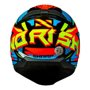 CAPACETE NORISK CAPACETE RAZOR SHARP AMARELO/AZUL