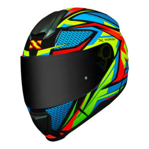 CAPACETE NORISK CAPACETE RAZOR SHARP AMARELO/AZUL