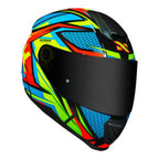 CAPACETE NORISK CAPACETE RAZOR SHARP AMARELO/AZUL