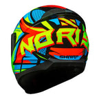 CAPACETE NORISK CAPACETE RAZOR SHARP AMARELO/AZUL