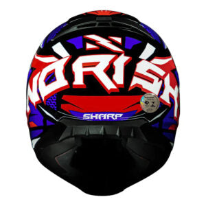 CAPACETE NORISK CAPACETE RAZOR SHARP AZUL/BRANCO