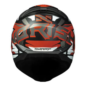 CAPACETE NORISK CAPACETE RAZOR SHARP PRETO/VERMELHO
