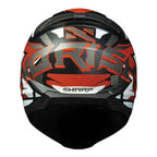 CAPACETE NORISK CAPACETE RAZOR SHARP PRETO/VERMELHO