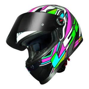 CAPACETE LS2 FF358 XDRON BRANCO/ROSA